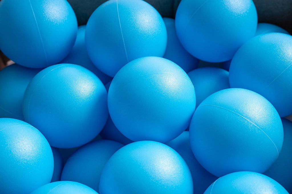 15 g commercial grade ball pit balls, sky matte color