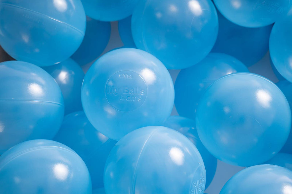 15 g commercial grade ball pit balls, aqua blue color