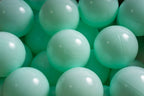 15 g commercial grade ball pit balls, bubble green color