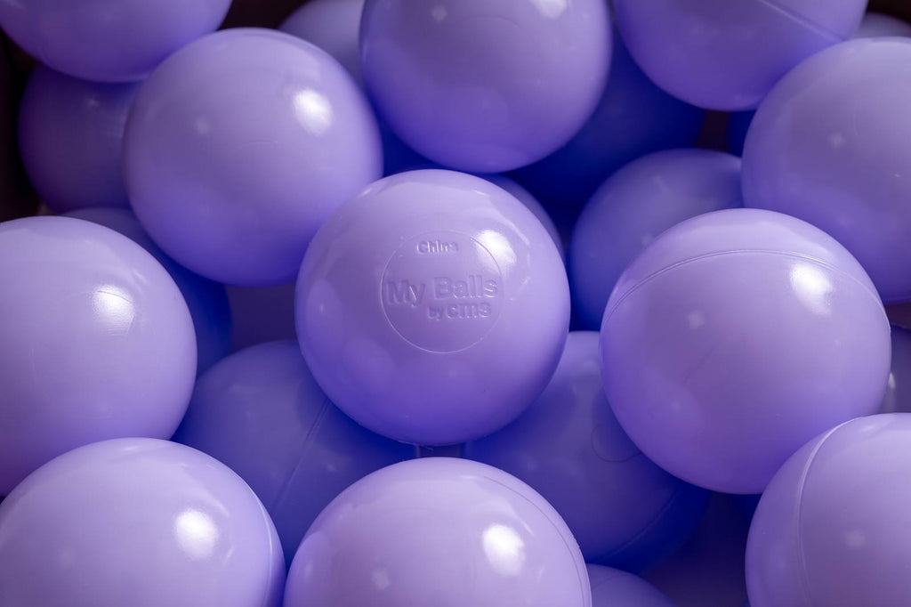 15 g commercial grade ball pit balls, bubble purple color