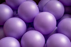 15 g commercial grade ball pit balls, candy purple matte color