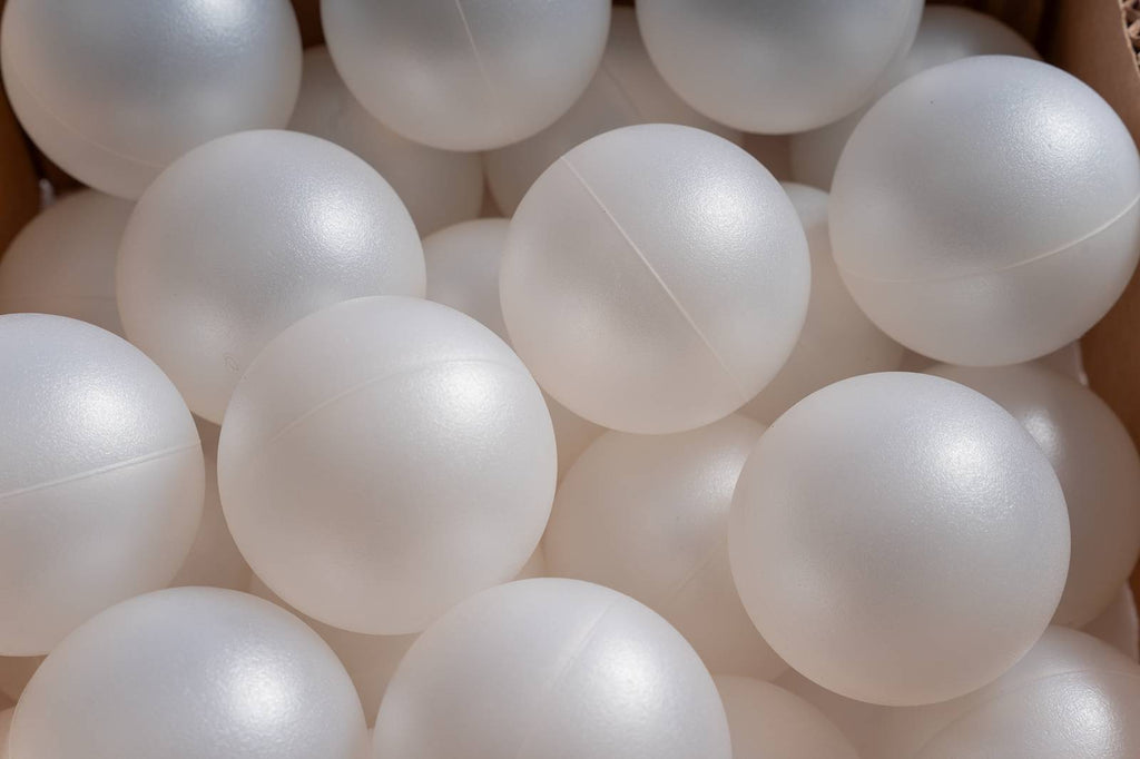 15 g commercial grade ball pit balls, clear matte color