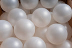 15 g commercial grade ball pit balls, clear matte color