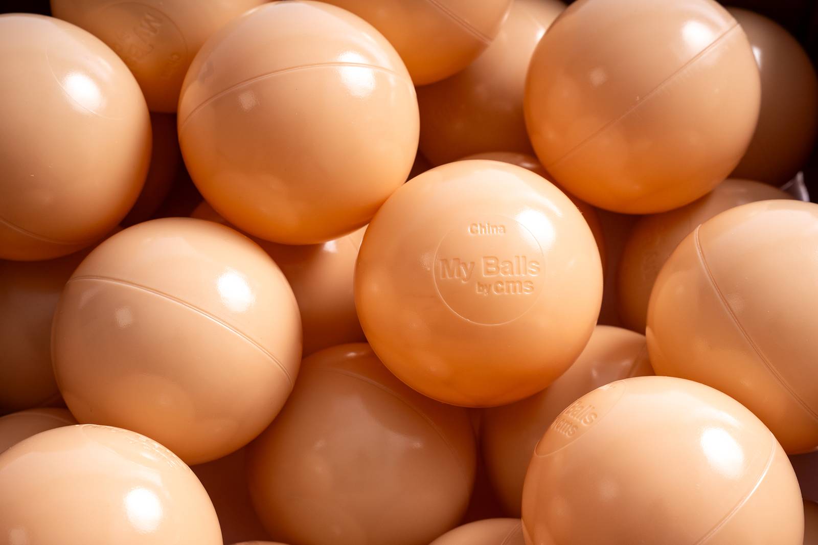 15 g commercial grade ball pit balls, nude color