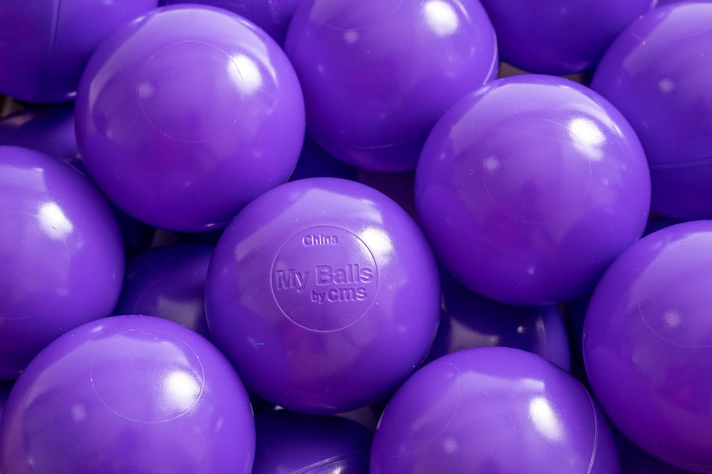 15 g commercial grade ball pit balls, purple color