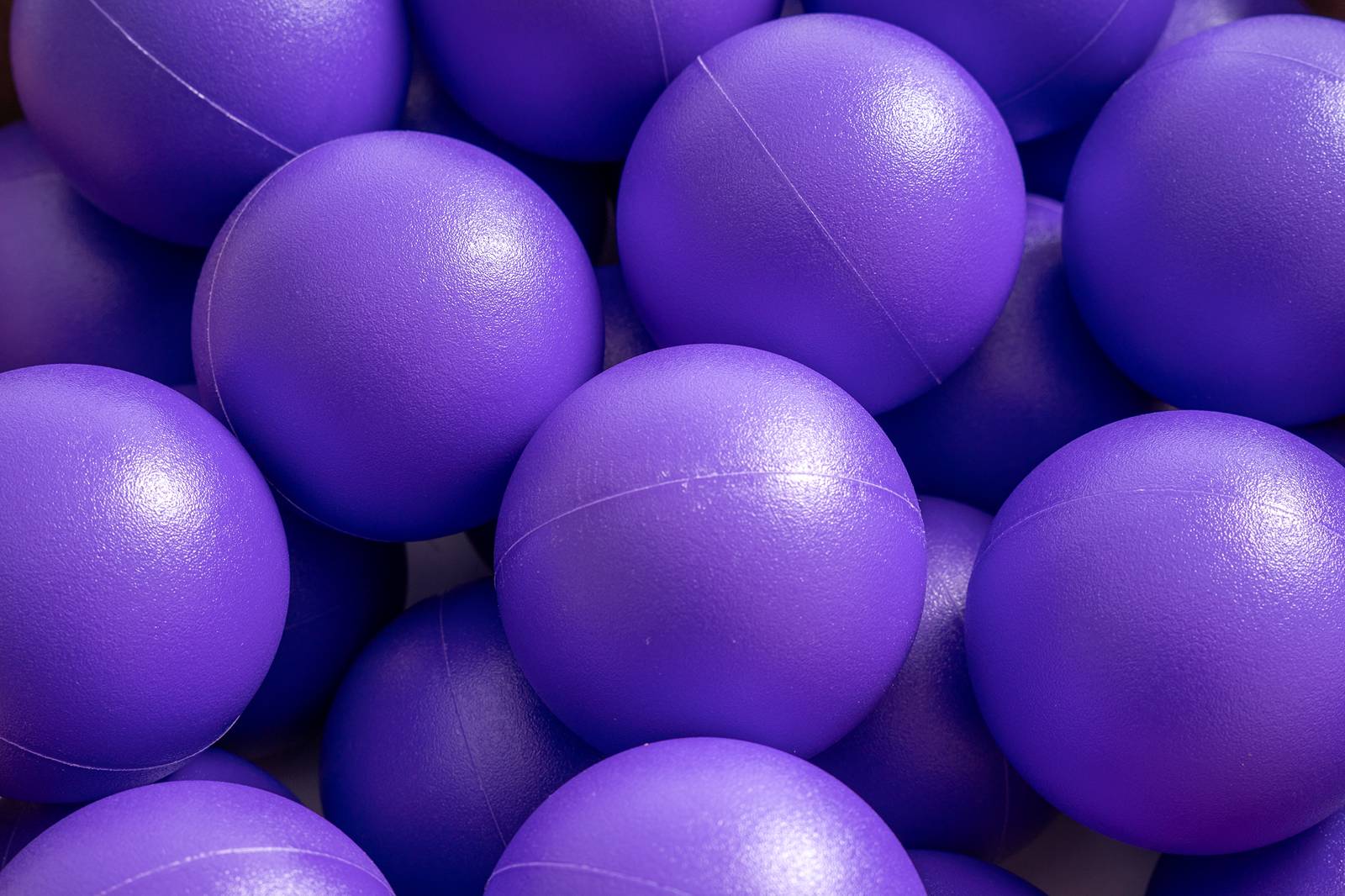 15 g commercial grade ball pit balls, purple matte color