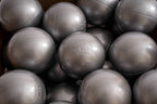 15 g commercial grade ball pit balls, silver color